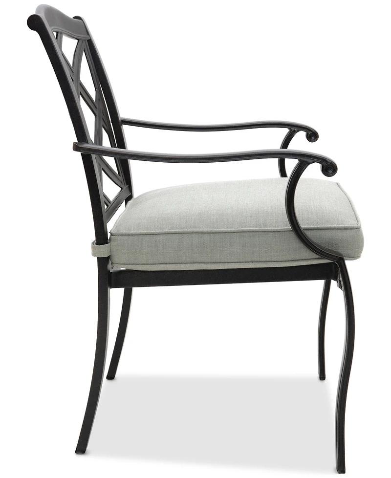 Wythburn Mix and Match Lattice Outdoor Dining Chair, Created for Macy's