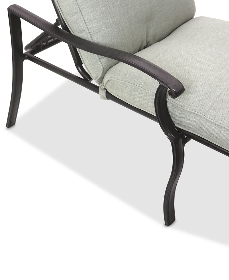 Wythburn Mix and Match Lattice Outdoor Chaise Lounge, Created for Macy's