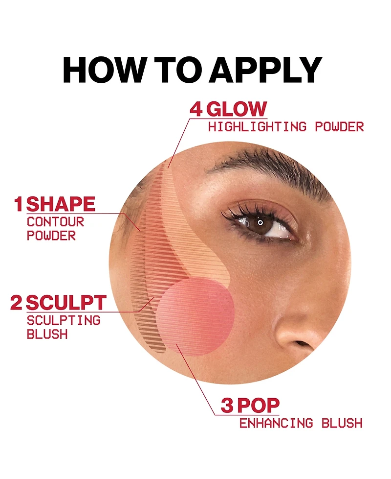 Smashbox Halo Sculpt + Glow Face Palette With Vitamin E