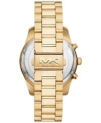 Michael Kors Men's Lexington Chronograph Gold-Tone Stainless Steel Watch 44mm