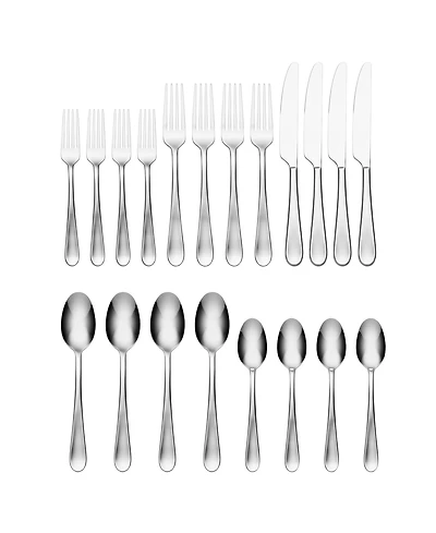 Oneida Grant 20 Piece Everyday Flatware Set, Service for 4