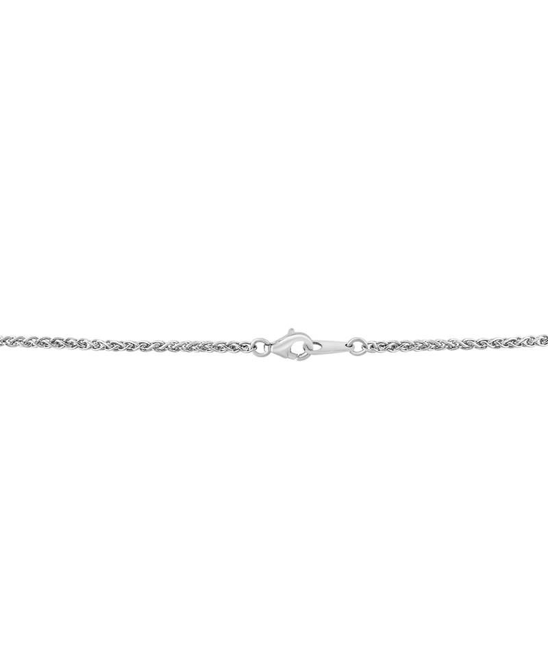 Effy Amethyst (10 ct. t.w.) & White Topaz (5/8 ct. t.w.) 18" Halo Pendant Necklace in Sterling Silver