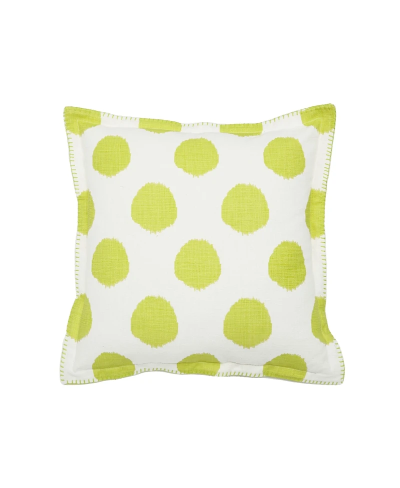 Citron Dot Printed Accent Throw Pillow, 20" x 20"