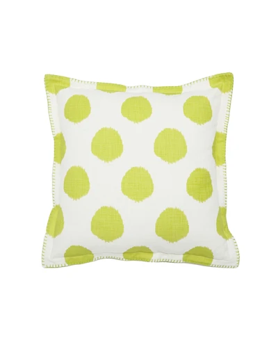 Citron Dot Printed Accent Throw Pillow, 20" x 20"