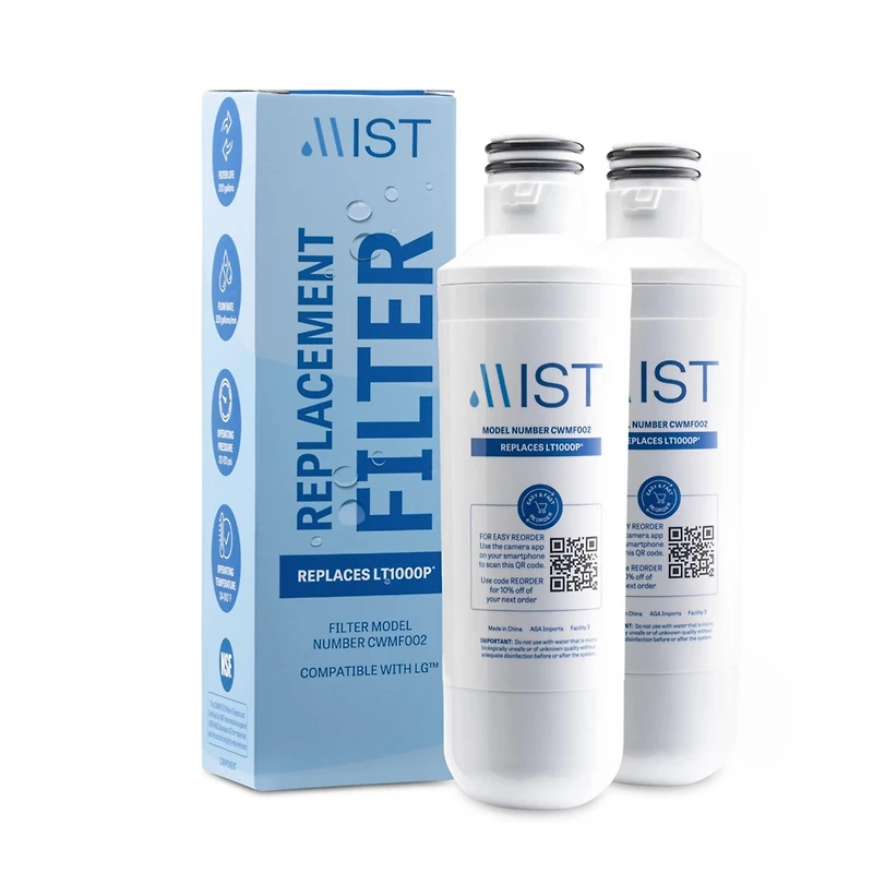 Mist Replacement Water Filter 2 Pack -Mist
