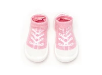 Komuello Infant Girl Breathable Washable Non-Slip Sock Shoes Sneakers - Pink