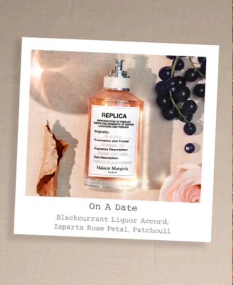 Maison Margiela Replica On A Date Eau De Toilette Fragrance Collection
