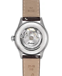 Certina Men's Swiss Automatic Ds-1 Skeleton Black Strap Watch 40mm