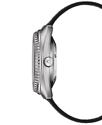 Certina Men's Swiss Automatic Ds PH1000M Powermatic 80 Black Synthetic Strap Watch 44mm