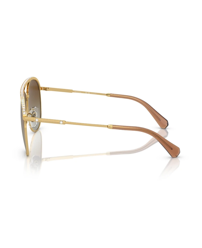 Swarovski Women's Polarized Sunglasses, Gradient SK7005