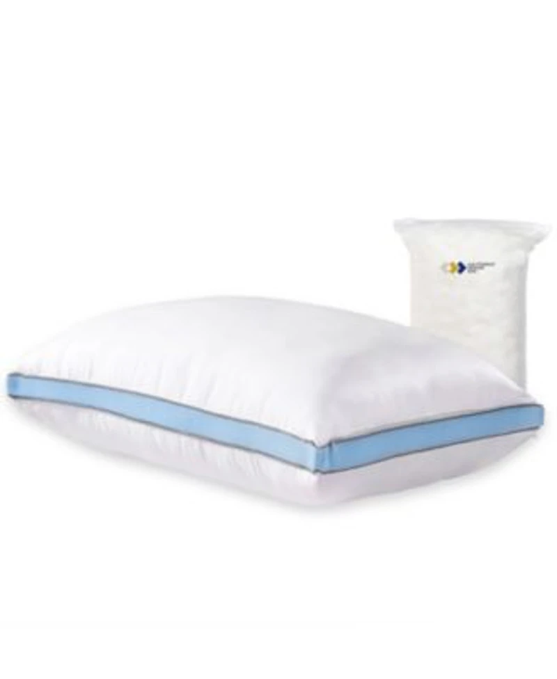 1 Piece Luxury Queen Size Pillow Featuring An Adjustable Memory Foam Fill. The Package Also Includes Extra Fill.