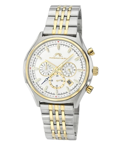 Charlie Stainless Steel Multifunction Two Tone Men's Watch 1261DCHS