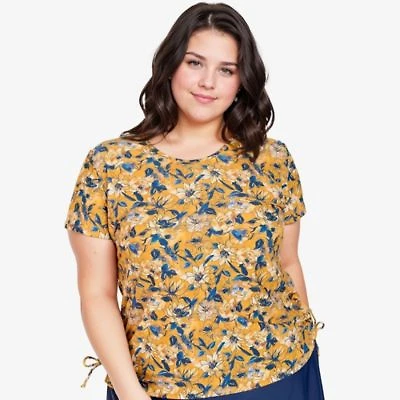 Plus Size Adele Short Sleeved Swim Top Swim Bottoms Bras