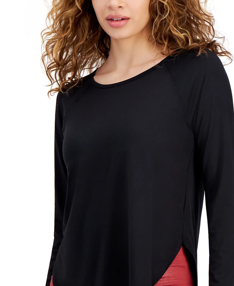Id Ideology Women's Performance Long-Sleeve Top, Created for Macy's