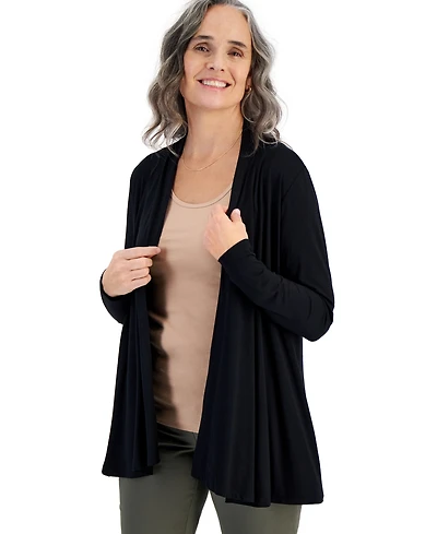 Style & Co Women's Open-Front Knit Cardigan, Created for Macy's