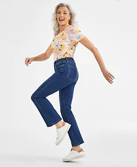 Style & Co Petite Mid-Rise Curvy Bootcut Jeans, Short, Created for Macy's