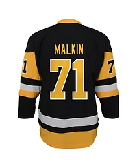 Big Boys Evgeni Malkin Black Pittsburgh Penguins Home Replica Player Jersey