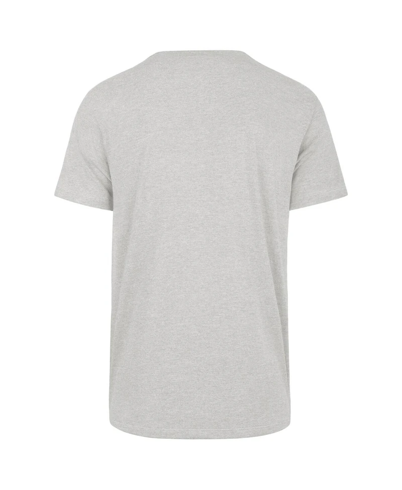 Men's '47 Brand Heather Gray Distressed Colorado Buffaloes 1876 Line Press Franklin T-shirt