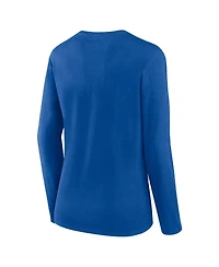Women's Fanatics Royal New England Patriots Next Long Sleeve T-shirt