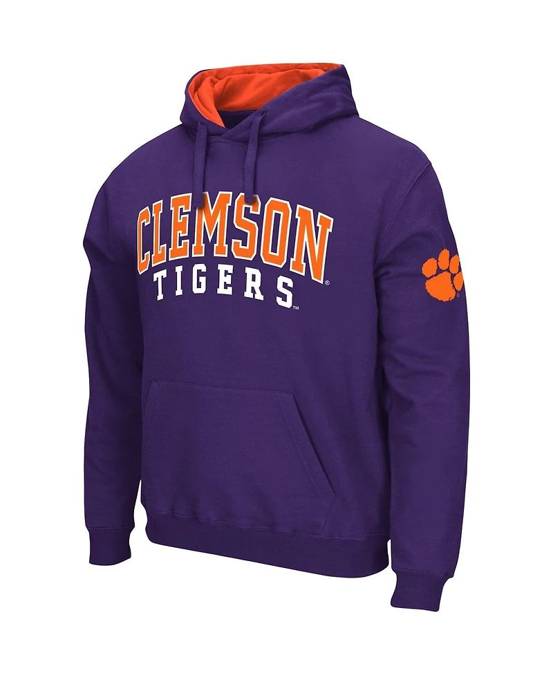 Colosseum Men's Clemson Tigers Double Arch Pullover Hoodie