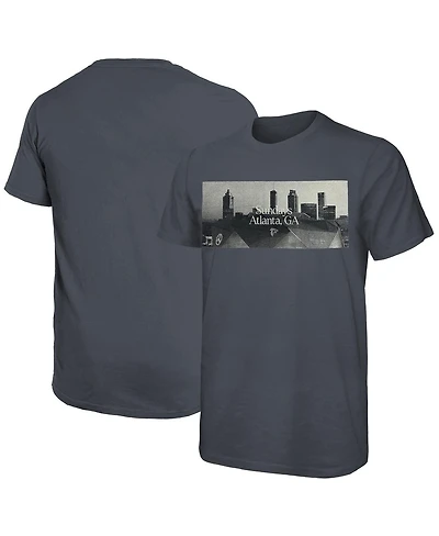 Men's Majestic Threads Gray Atlanta Falcons Sundays Skyline T-shirt
