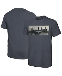 Men's Majestic Threads Gray Atlanta Falcons Sundays Skyline T-shirt