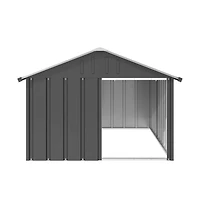Dog House Anthracite 45.9"x60.2"x32.1" Galvanized Steel