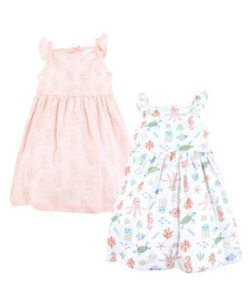 Hudson Baby Baby Girls Hudson Fleece Jumpsuits Coveralls Playsuits 2pk