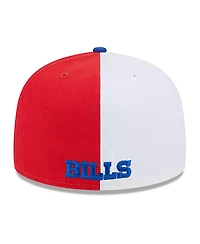 Men's New Era Red, Royal Buffalo Bills 2023 Sideline 59FIFTY Fitted Hat