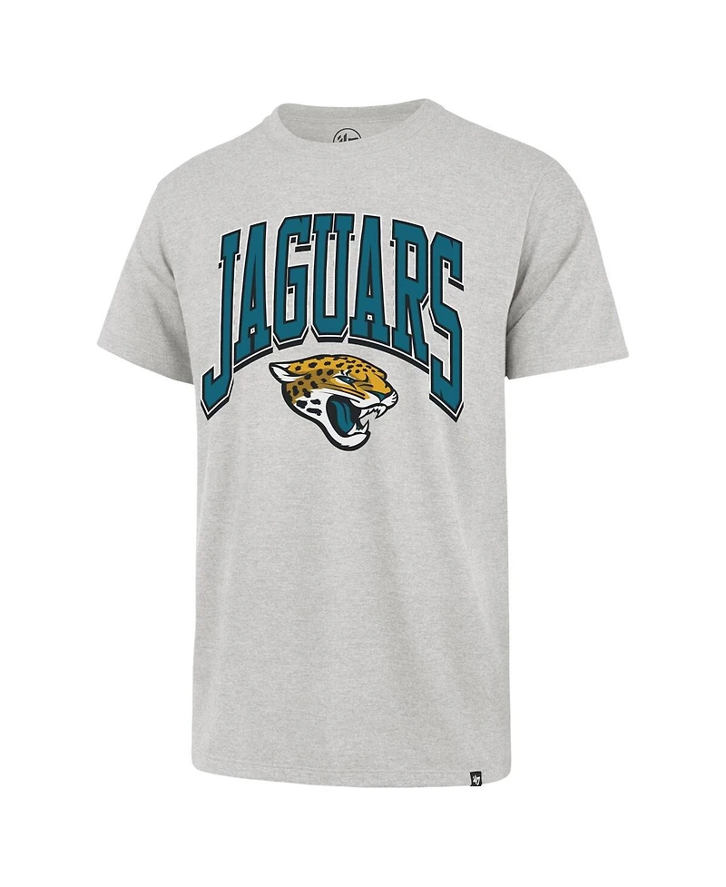 Men's '47 Brand Gray Jacksonville Jaguars Walk Tall Franklin T-shirt