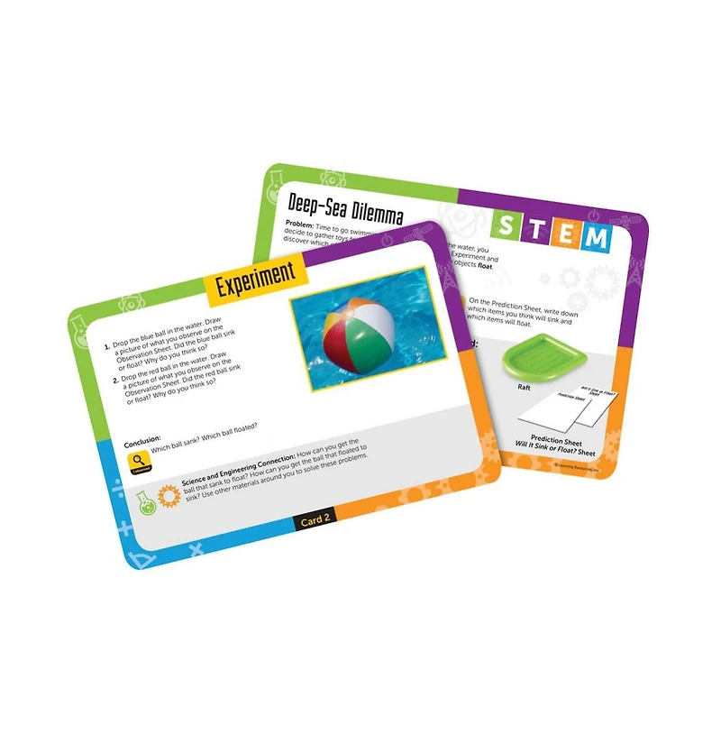 Learning Resources Sink or Float Stem Activity Set - 32 Pieces