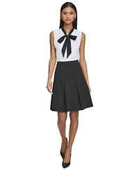 Karl Lagerfeld Womens Pleated Skirt