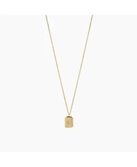 Sol Rectangular Pendant Necklace