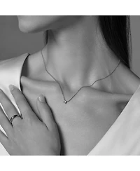 Sterling Silver Karina Crystal Pendant Necklace