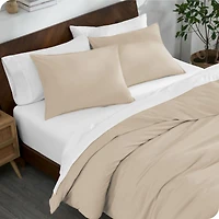 Bare Home Organic Cotton Jersey Duvet Cover Set Twin/Twin XLong
