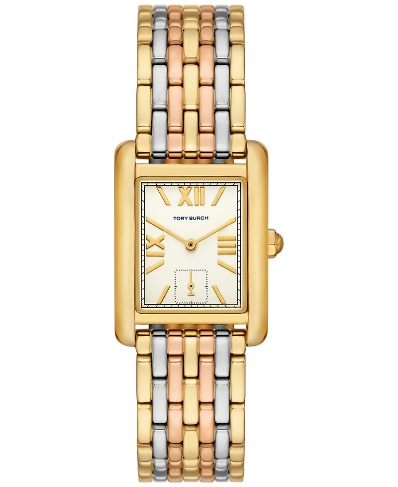 Tory Burch Women's The Eleanor Tri-Tone Stainless Steel Bracelet Watch 25mm