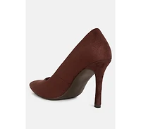 Women gilmore suede formal stiletto pumps