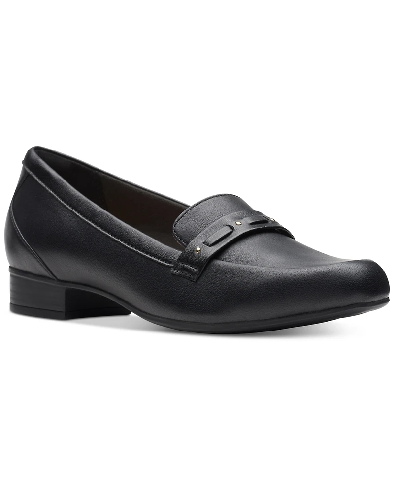 Clarks Women's Juliet Bay Woven-Strap Loafer Flats