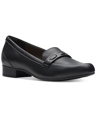 Clarks Women's Juliet Bay Woven-Strap Loafer Flats
