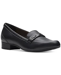 Clarks Women's Juliet Bay Woven-Strap Loafer Flats