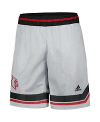 Men's adidas Gray Louisville Cardinals Swingman Aeroready Basketball Shorts