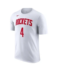 Men's Nike Jalen Green White Houston Rockets 2022/23 Name and Number T-shirt