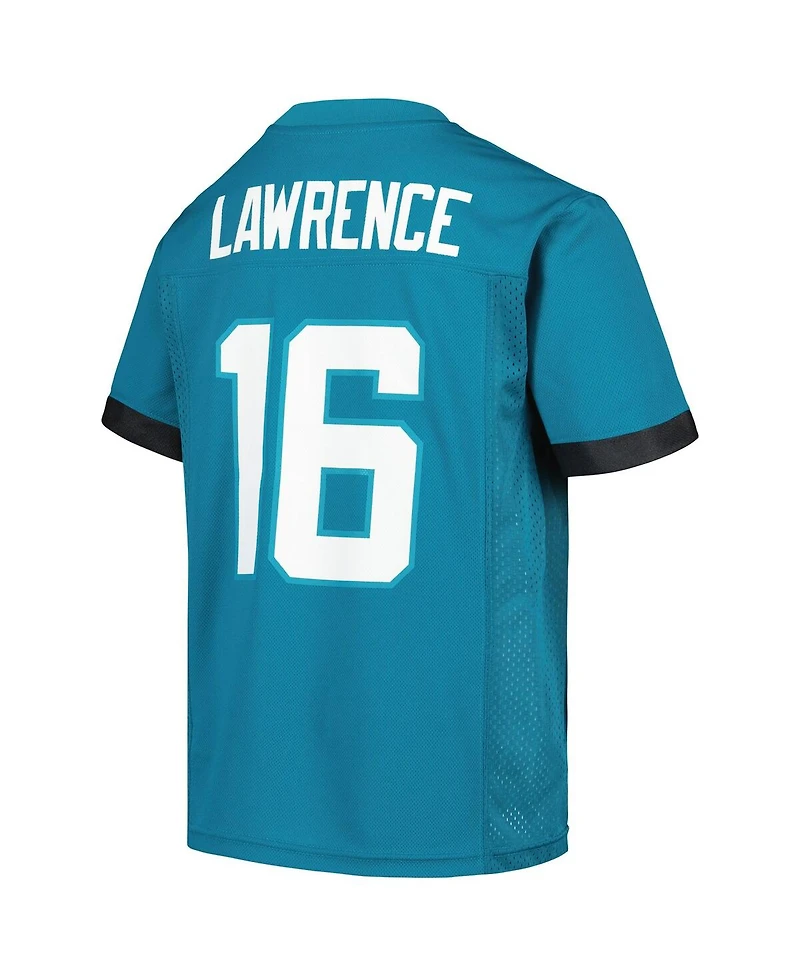 Big Boys Trevor Lawrence Teal Jacksonville Jaguars Replica Player Jersey
