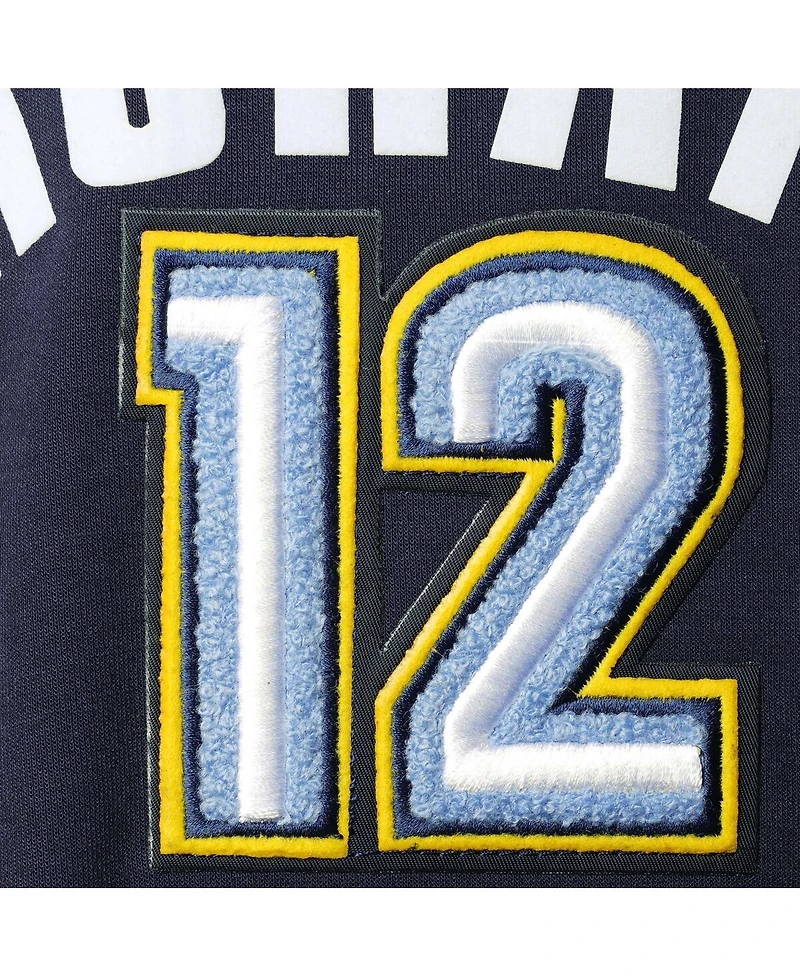 Men's Pro Standard Ja Morant Navy Memphis Grizzlies Player Pullover Hoodie