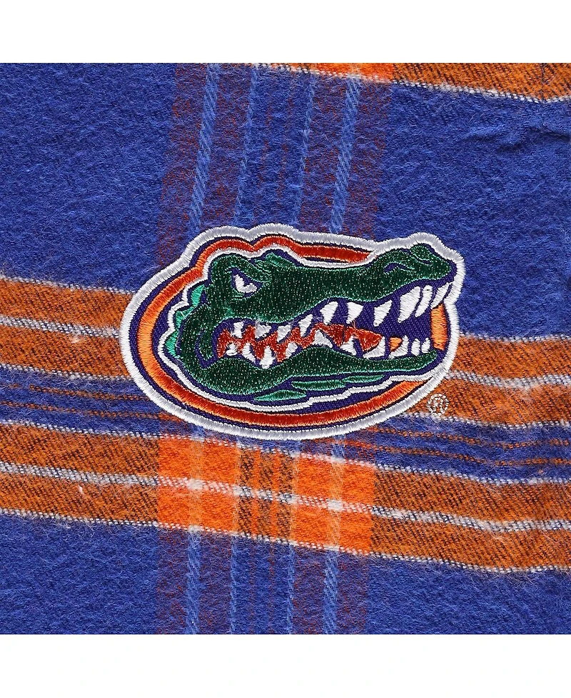 Men's Profile Royal, Orange Florida Gators Big and Tall 2-Pack T-shirt Flannel Pants Set