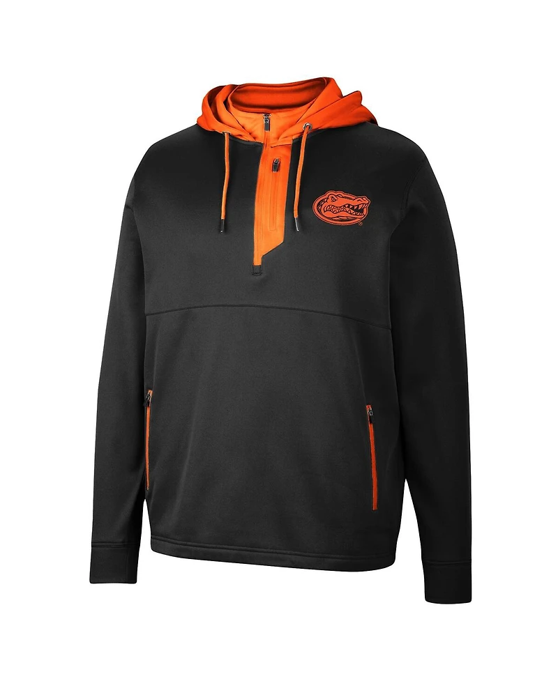 Men's Colosseum Florida Gators Luge 3.0 Quarter-Zip Hoodie