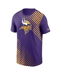 Men's Nike Purple Minnesota Vikings Yard Line Fashion Asbury T-shirt