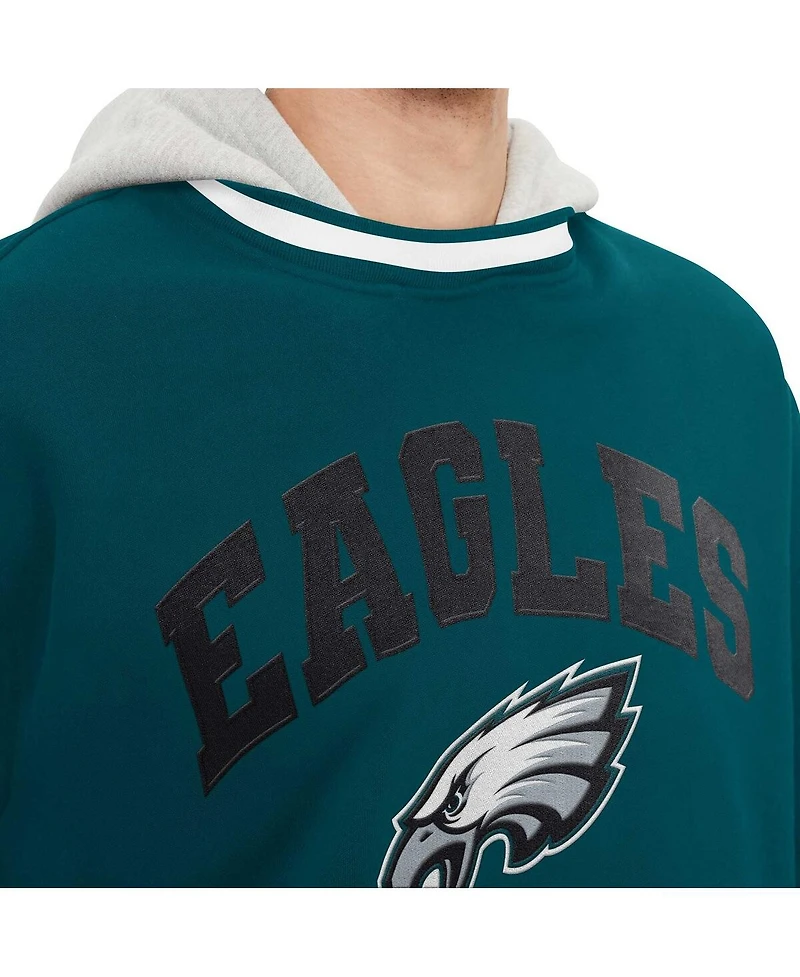 Men's Tommy Hilfiger Midnight Green Philadelphia Eagles Ivan Fashion Pullover Hoodie