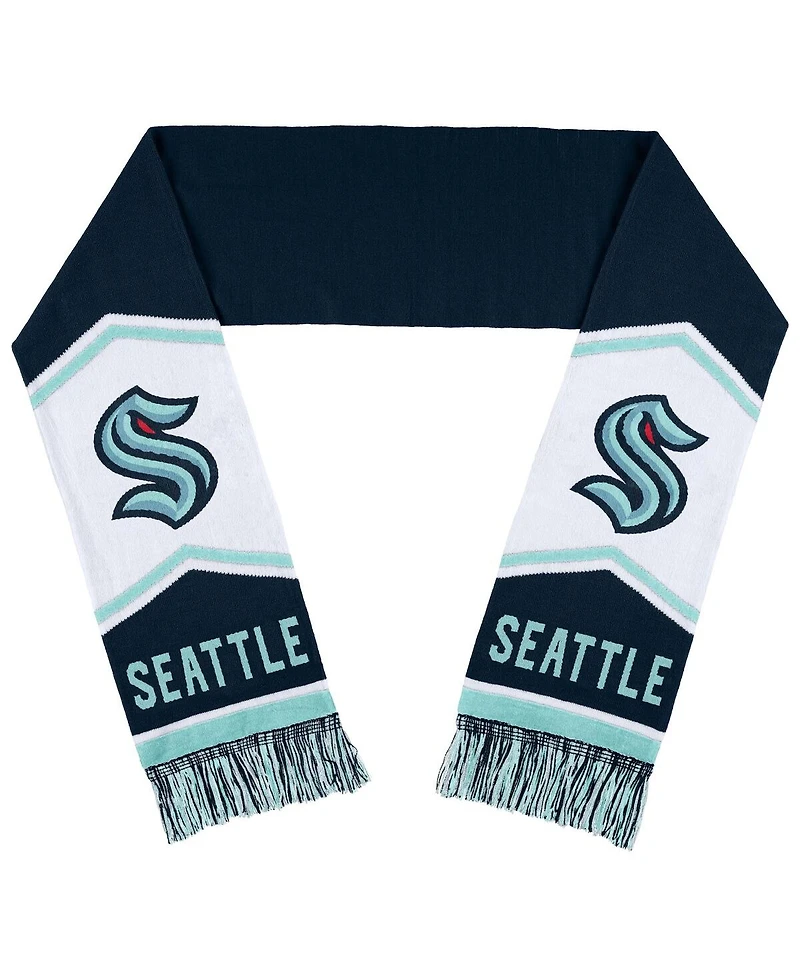 Women's Wear by Erin Andrews Seattle Kraken Jacquard Stripe Scarf