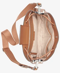 Calvin Klein Fay Drawstring Hobo with Adjustable Web Strap
